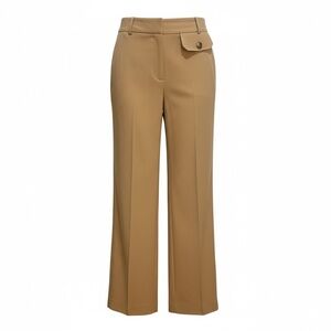 Topshop Tan Women's Wide Leg Trousers